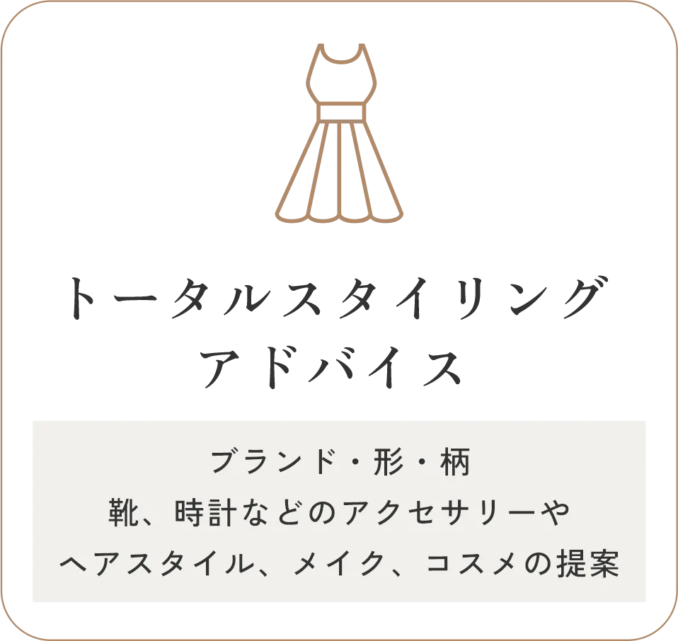 トータルスタイリングアドバイスの詳細